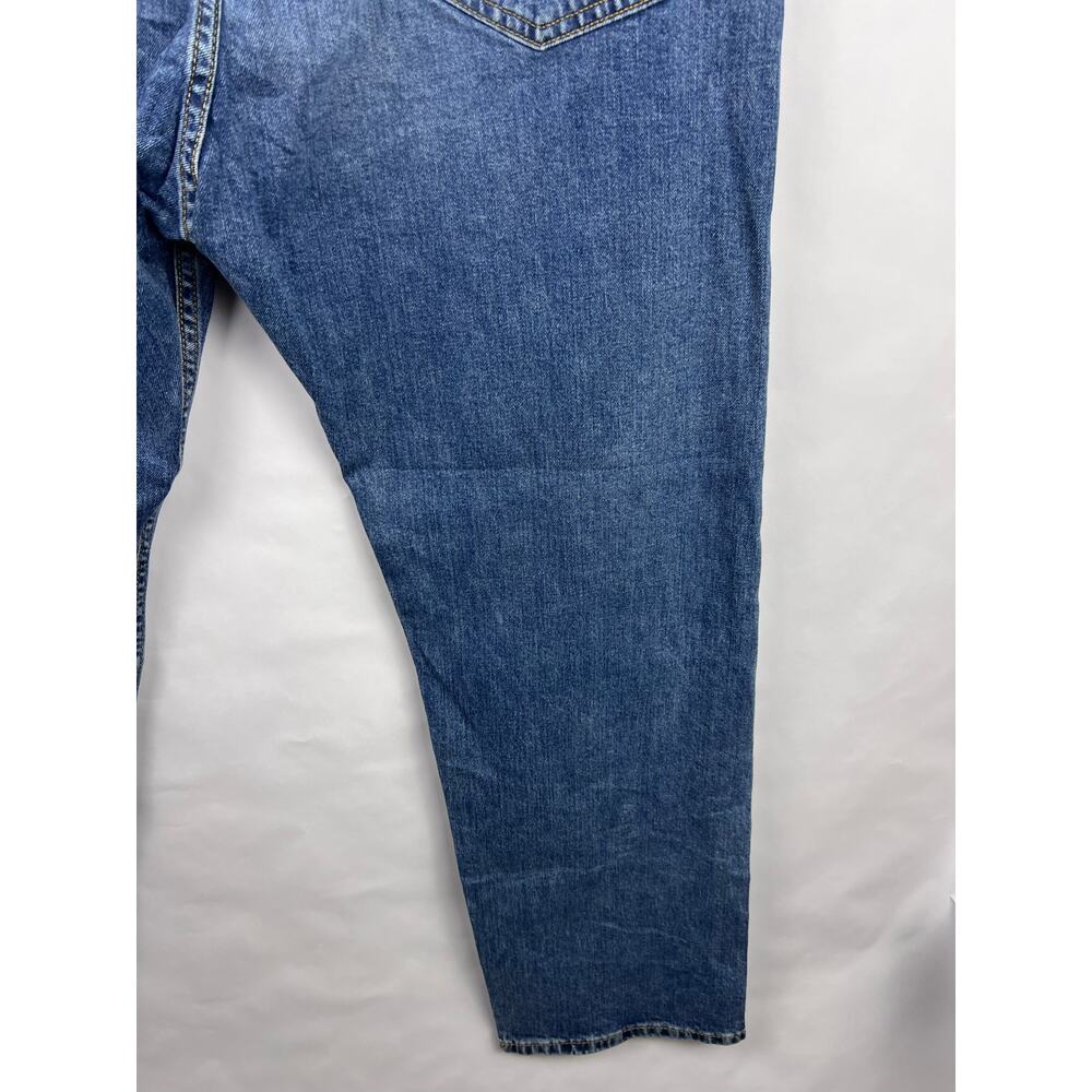 Levi’s 505 Regular Fit Blue Denim Jeans Straight Leg Classic Vintage - Picture 9 of 11